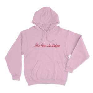 Designer Tears Unisex Hoodie Pink