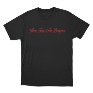 Designer Tears Unisex T Shirt Black