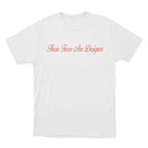 Designer Tears Unisex T Shirt White