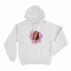 Valley Girl Princess Unisex Hoodie White