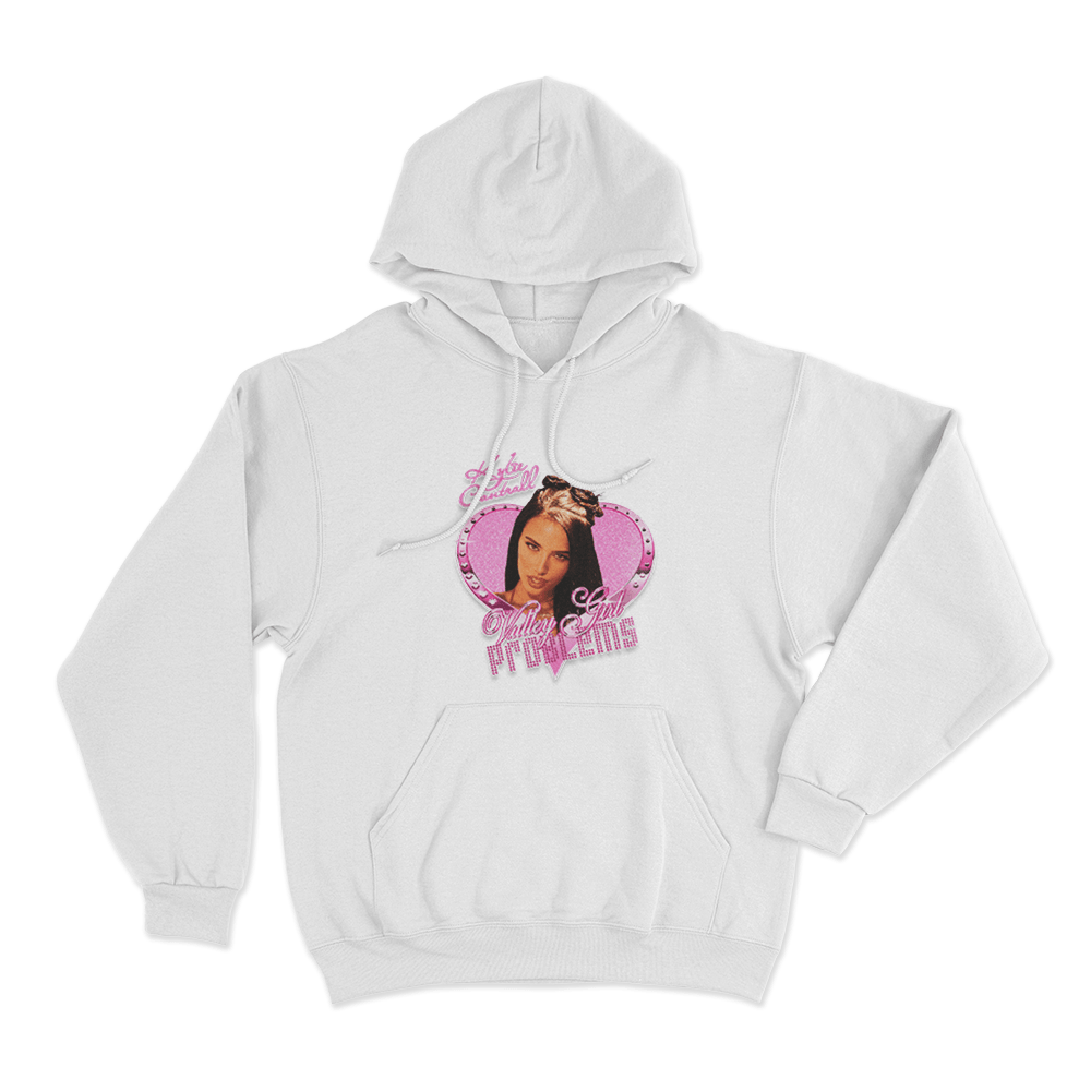 Valley Girl Princess Unisex Hoodie White Valley Girl Princess Unisex Hoodie White