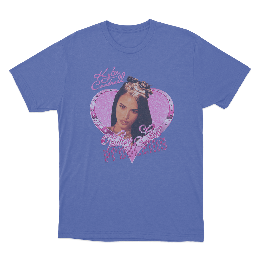Valley Girl Princess Unisex T Shirt Blue Valley Girl Princess Unisex T Shirt Blue