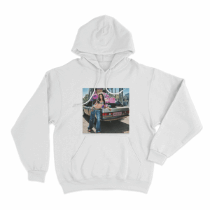 Valley Girl Problems Cover Unisex Hoodie White